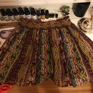 Tribal Flow Mini Skirt